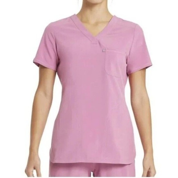 Scrubstar Tops Scrubstar Womens Orchid Blis Henley Medical Scrub